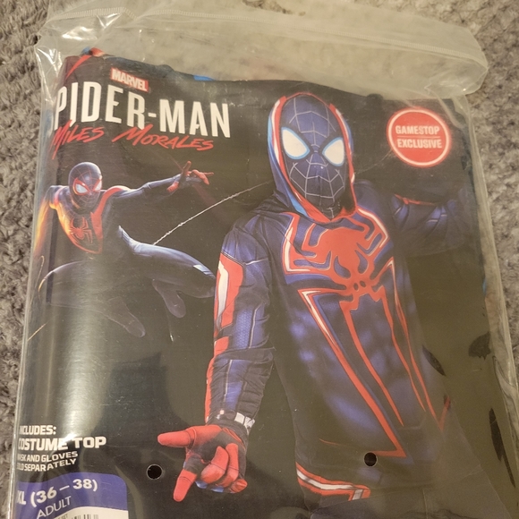 Spider-Man Miles Morales 2099 shirt and mask adult custom - Picture 3 of 4